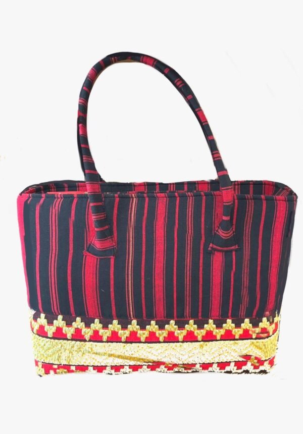 Traditional Stripes Large Tote Bag