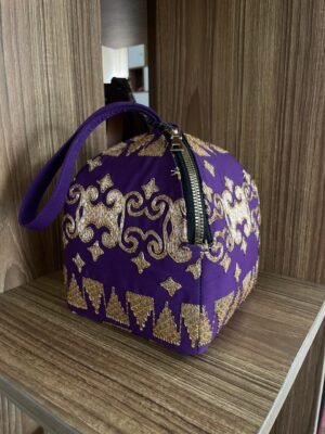 Starfruit-Inspired Tapis Handbag (Tas Belimbing)